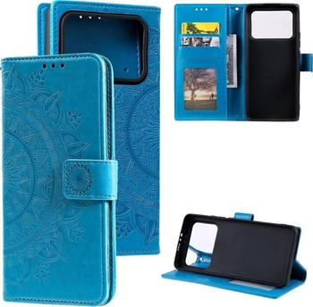 CoverKingz Hülle für Xiaomi Mi 11 Ultra Handyhülle Flip Case Cover Schutzhülle Mandala Blau