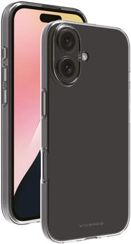 Vivanco SUPER SLIM Cover für iPhone 16 Transparent