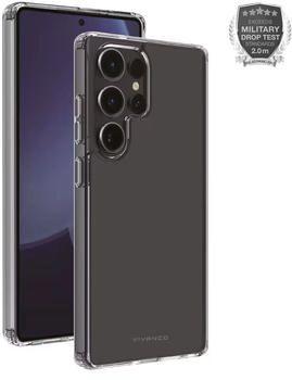 Vivanco Safe and Steady, Anti Shock Cover für Galaxy S25 Ultra, 2m Drop-Protection Transparent