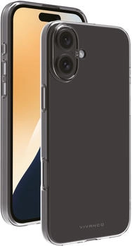 Vivanco SUPER SLIM Cover für iPhone 16 Plus Transparent