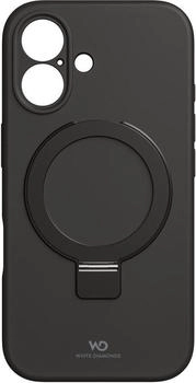 White Diamonds Mag Urban Stand Case Backcover Apple Apple iPhone 16 Schwarz