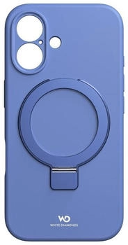 White Diamonds Mag Urban Stand Case Backcover Apple iPhone 16 Blau