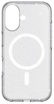 White Diamonds Mag Glitter Case Backcover Apple Apple iPhone 16 Transparent