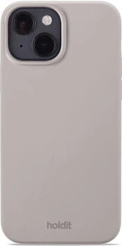 holdit Silicone Case Backcover Apple iPhone 15 Taupe