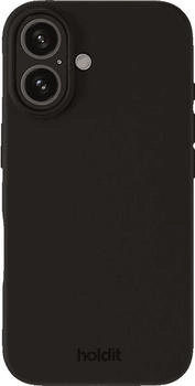 holdit Silicone Case Backcover Apple iPhone 16 Black