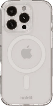 holdit Magsafe Backcover Apple iPhone 16 Pro White/Transparent