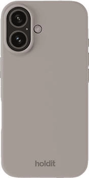 holdit Silicone Case Backcover Apple iPhone 16 Taupe