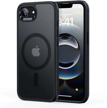 ESR Classic Hybrid HaloLock Backcover Apple iPhone 16e Schwarz Induktives Laden, MagSafe kompatibel, Stoßfest 1A84200302