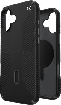 Speck Presidio2 Grip ClickLock & MagSafe - Etui iPhone 16 Plus (Schwarz / Schiefer Grau / Weiß)