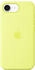 Apple Silikon Case (iPhone 16e) Neongelb