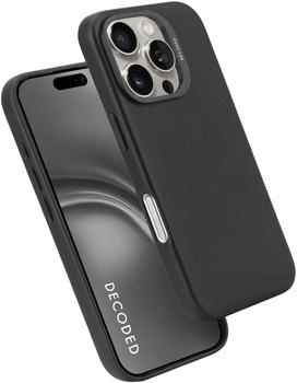 Decoded Leather Backcover iPhone 16 Pro Max Black