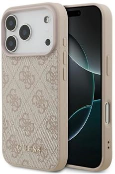 Guess Handyhülle für iPhone 17 Pro Hardcase 4G Classic Rosa