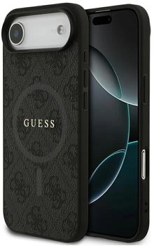 Guess Handyhülle für iPhone Air Hardcase 4G Ring Classic Logo mit MagSafe Schwarz