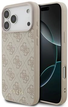 Guess Handyhülle für iPhone 17 Pro Max Hardcase 4G Classic Rosa