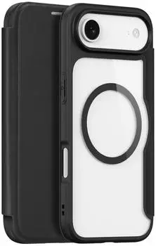 Dux Ducis Handyhülle für iPhone Air mit MagSafe Skin X Pro Magnetic Schwarz und Transparent