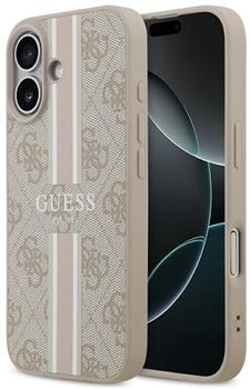Guess Handyhülle für iPhone 17 Hardcase 4G Printed Stripes mit MagSafe Rosa