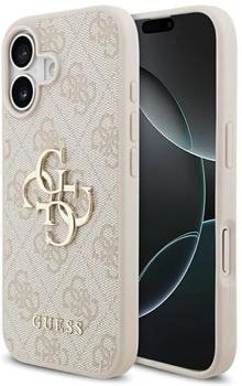 Guess Handyhülle für iPhone 17 Hardcase 4G Big Metal Logo Rosa