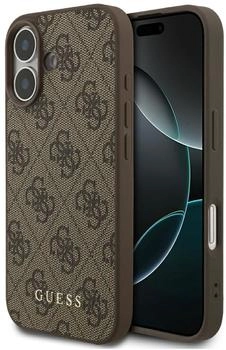 Guess Handyhülle für iPhone 17 Hardcase 4G Classic Braun