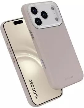 Decoded Leather Backcover iPhone 17 Pro Solid Clay