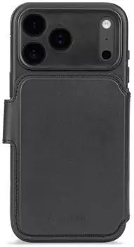 Decoded Leather Detachable Wallet iPhone 17 Pro Black