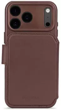 Decoded Leather Detachable Wallet iPhone 17 Pro Chocolate Brown