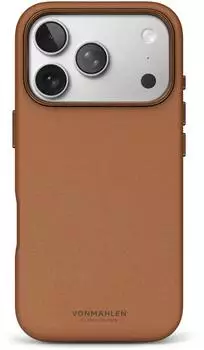 Vonmählen Vegan Leather Case iPhone 17 Pro Brown
