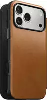 Nomad Modern Leather Folio Schutzh&uuml;lle f&uuml;r iPhone 17 Pro Max 6.9 Beige Tan