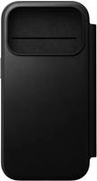 Nomad Modern Leather Folio Schutzh&uuml;lle iPhone 17 Pro Schwarz 6,3 Folio