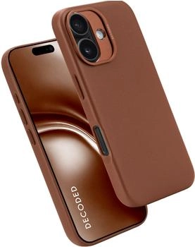 Decoded Leather Backcover iPhone 16 Tan