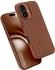 Decoded Leather Back Cover für Apple iPhone 16