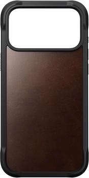 Nomad Goods Rugged Leather Case iPhone 17 Pro Max Rustic Brown Horween