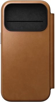 Nomad Goods Modern Leather Folio iPhone 17 Pro English Tan