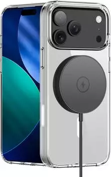 Nevox StyleShell SHOCKFlex transparent iPhone 17 Pro kompatibel mit MagSafe