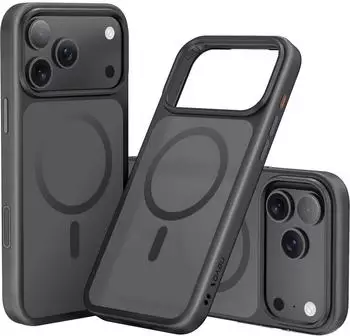 Nevox StyleShell INVISIO schwarz iPhone 17 Pro Max kompatibel mit MagSafe