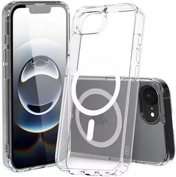 Nevox StyleShell SHOCKFlex transparent iPhone 16e kompatibel mit MagSafe