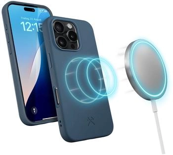 Woodcessories Bio Case iPhone 16 Pro Navy