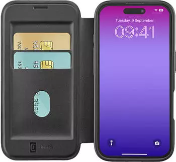 Cellular Line Daily Mag Bookcover Apple iPhone 17 Pro Schwarz