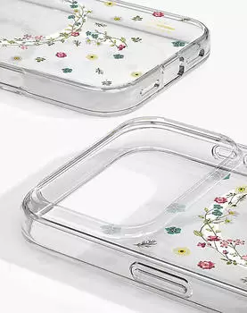 iDeal of Sweden Clear Case MagSafe Backcover Apple iPhone 17 Pro Petite Floral