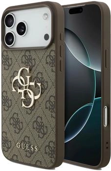 Guess 4G Big Logo Fall für Iphone 17 Pro braun