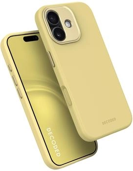 Decoded H&uuml;lle iPhone 17 Silikon antibakteriell MagSafe kompatibel Gelb