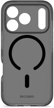 Decoded Hülle iPhone 17 Pro MagSafe DropTec Hybrid stoßfest klar Schwarz