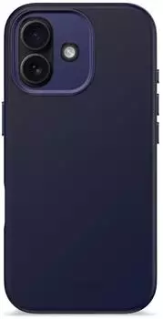 Decoded Hülle iPhone 17 MagSafe Silikon antibakteriell stark Marineblau