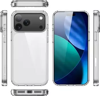 Nevox StyleShell SHOCKFlex transparent iPhone 17 Pro Max