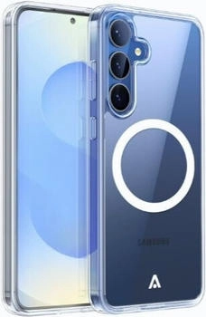 Alkaya LUCID Schutzhülle Handyhülle kompatibel mit MagSafe Silikonhülle transparent Samsung Galaxy S25