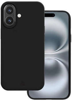 Alkaya iPhone 16 Schutzhülle Handyhülle Silikonhülle Schwarz