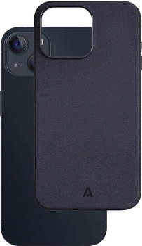 Alkaya iPhone 14 Schutzhülle kompatibel mit Magsafe Fine Woven Handyhülle Silikonhülle Schwarz
