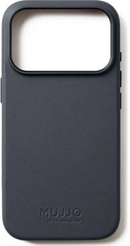 mujjo Full Leather Case iPhone 17 Pro Grey