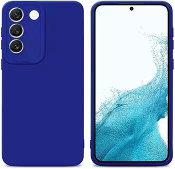 Cadorabo Hülle für Samsung Galaxy S22 Schutz Hülle in Blau TPU Silikon Etui Case Handyhülle
