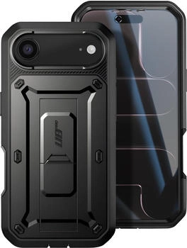 Supcase Unicorn Beetle Pro Hülle iPhone Air mit Kickstand stark Schwarz