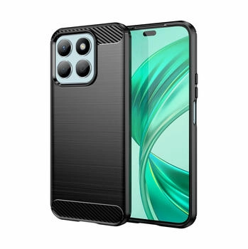 Betterfon Carbon Hülle für Honor X8b Handyhülle Backcover TPU Silikon Bumper Handytasche